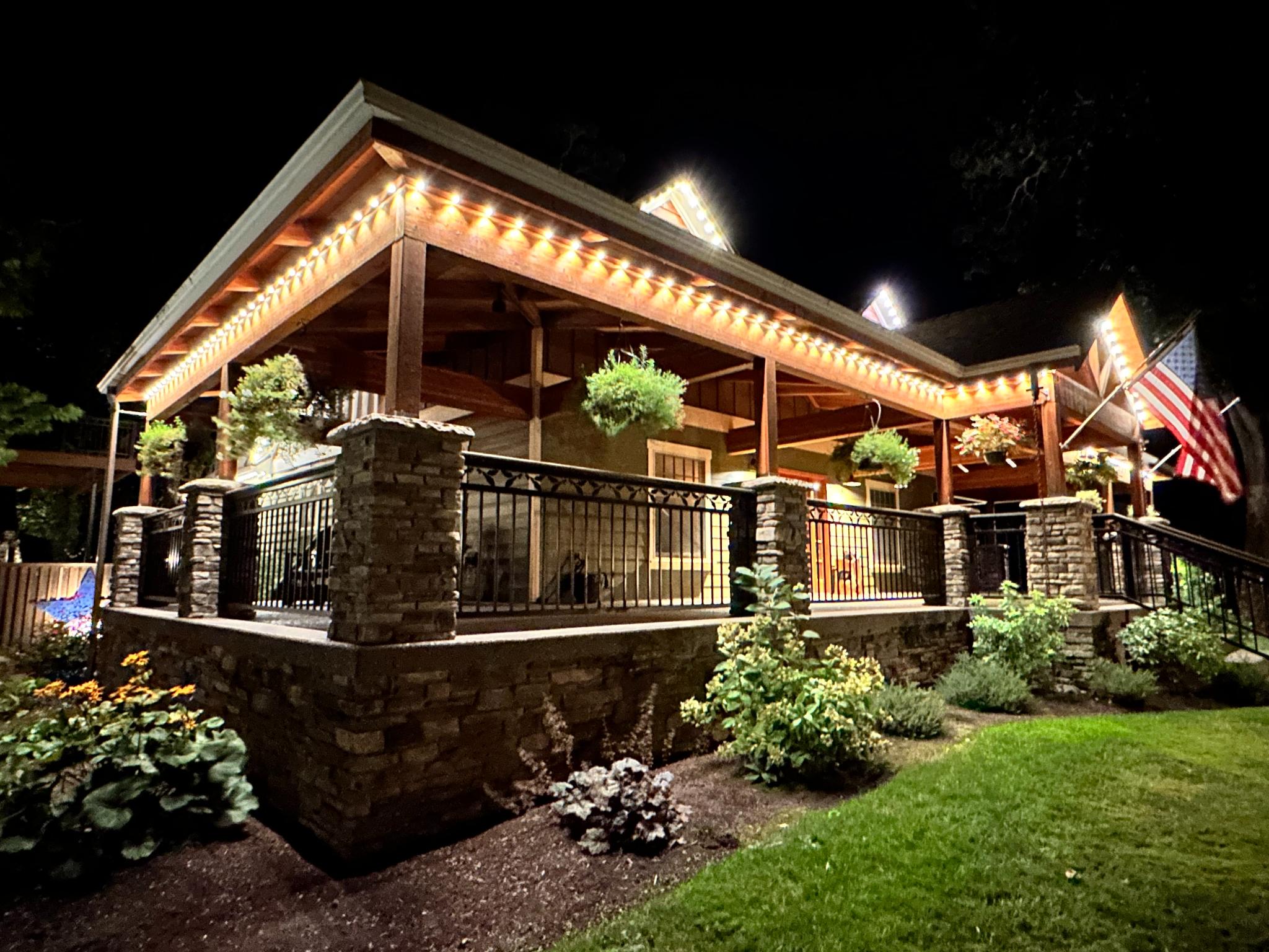 permanent outdoor lighting Oregon